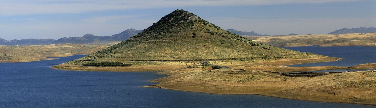 Embalse de Zújar, en la comarca de La Serena