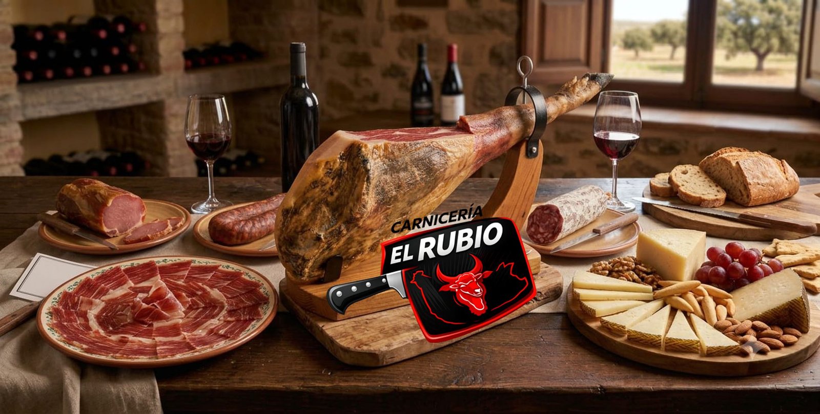 Jamón, embutidos y quesos de Carnicería El Rubio